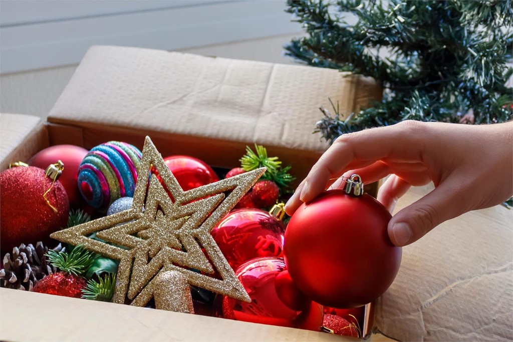 Consejos para guardar la decoración de Navidad y que no se estropee